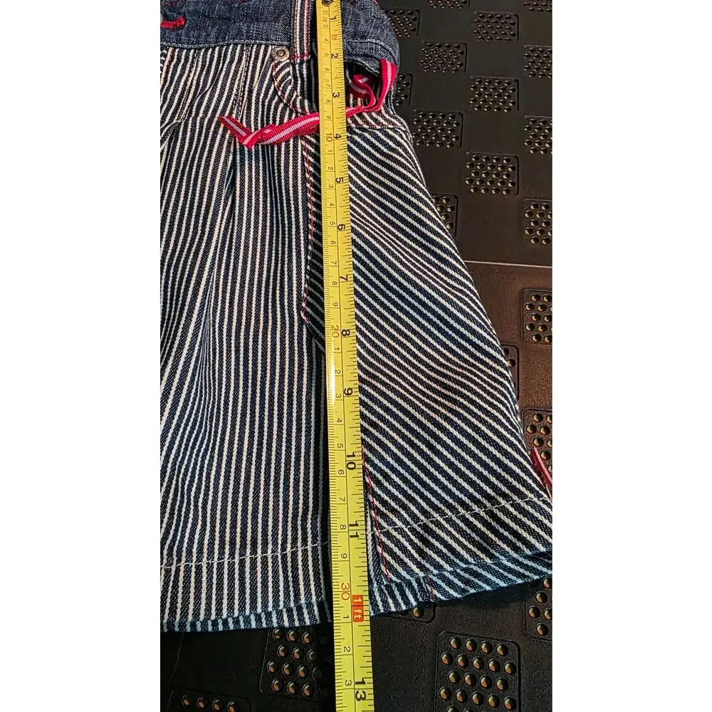 Oiliy Girls Denim A line Pirates Skirt‎ Size 4-5
